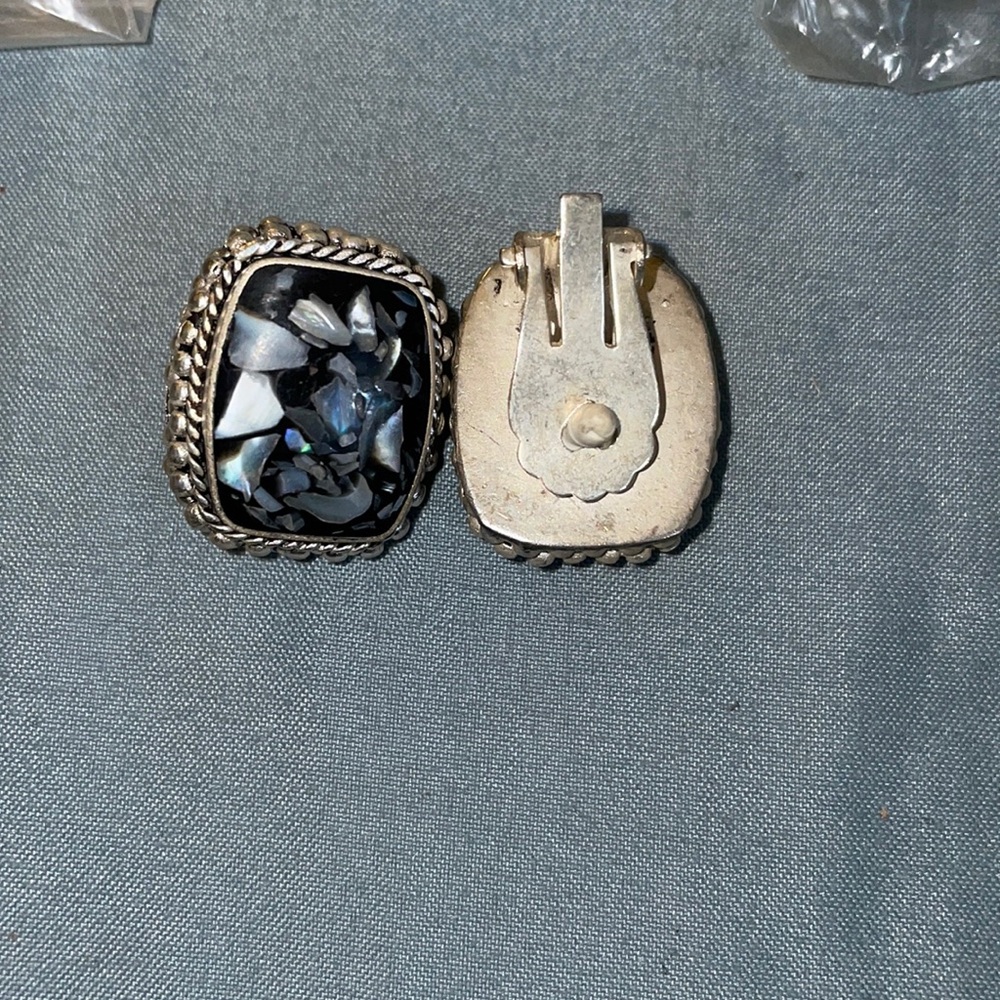 Clip on Rhinestone earrings